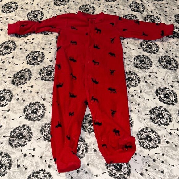 9m carters moose pajamas - Picture 1 of 2